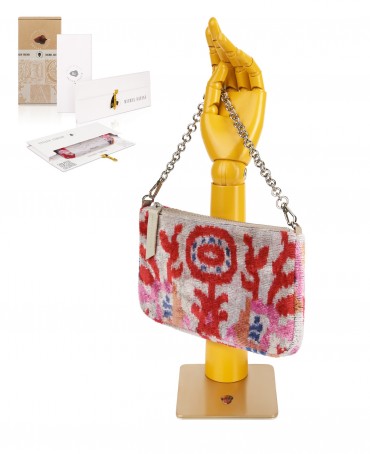 Шелковый (Бахмаль) Клатч-конверт-папка-косметичка (S) TURMERIC MISTERIUM! THINY_TURMERIC MISTERIUM!